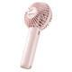Portable Handheld Fan Quiet USB Rechargeable Multiple Speed Settings Handheld Pocket Fan For Students Pink