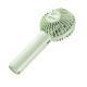 Portable Handheld Fan Quiet USB Rechargeable Multiple Speed Settings Handheld Pocket Fan For Students Green