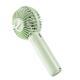 Portable Handheld Fan Quiet USB Rechargeable Multiple Speed Settings Handheld Pocket Fan For Students Green