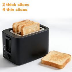 SliceToaster With 7 Level Defrost Reheat Extra Wide Slot