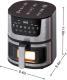 Digital Air Fryer 7L Visible Oil Free Kitchen Cooker Frying Low Fat Mini Oven