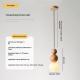 Wabi-sabi-style Guesthouse Single-head Long-string Pendant Light