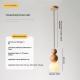 Wabi-sabi-style Guesthouse Single-head Long-string Pendant Light