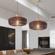 Japanese-style Dining Table Natural Wood Aesthetic, Vintage And Distinctive Walnut Wood Chandelier