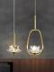 Creative Single-Head Copper Bedside Pendant Lamp For Balcony Hallway And Bedroom