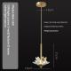 Creative Single-Head Copper Bedside Pendant Lamp For Balcony Hallway And Bedroom