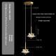 Creative Single-Head Copper Bedside Pendant Lamp For Balcony Hallway And Bedroom