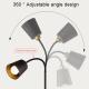 Adjustable Standard Floor Lamp Living Room Reading Light Free Standing Lighting