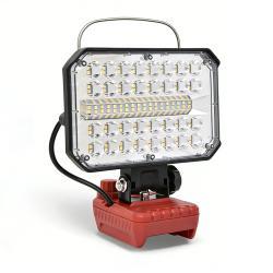 LED Work Light Cordless For Milwaukee M18 18V Battery USB Port Outdoors Lamp