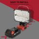 LED Work Light Cordless For Milwaukee M18 18V Battery USB Port Outdoors Lamp