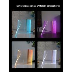 Sound-Activated Rhythmic LED Light Guide Acrylic Ambient Table Lamp