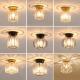 Creative Personalized Crystal Ceiling Light Hallway Light Balcony Flush Mount Light