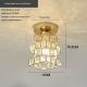 Creative Personalized Crystal Ceiling Light Hallway Light Balcony Flush Mount Light