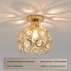 Creative Personalized Crystal Ceiling Light Hallway Light Balcony Flush Mount Light