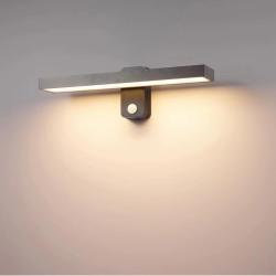 Outdoor 360-Degree Rotating Motion-Sensor Wall Light