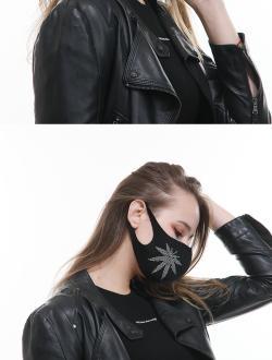Mens And Womens Hot Drill Ice Wire Dustproof Windproof  Mask