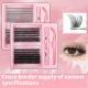 DIY Single Cluster Individual False Eyelash False Eyelashes Natural Thick Mixed Split Type