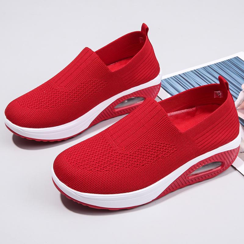 Womens Middle-aged And Elderly Mom Mesh Outdoor Running Shoes