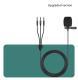 Lavalier Microphone Monitor Line Video Live Mini Interview Recording Equipment
