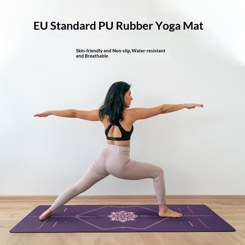 Professional Non-Slip PU Natural Rubber Yoga Mat