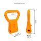 Fitness Kettlebell Dumbbell Handle Single-hole  Plate Grip Clamp