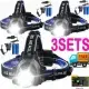 Rechargeabl LED Headlight Headlamp Head Torch Flashlight Work Light Camping Lamp