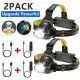 12000000lm LED Headlamp USB Rechargeable Headlight Head Torch Lamp Flashlight