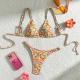 Beach Bikini European And American Style Lace-up Swimsuit New Style