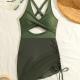 European And American-style Sexy Chic Figure-hugging Womens One-piece Swimsuit