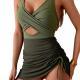 European And American-style Sexy Chic Figure-hugging Womens One-piece Swimsuit