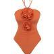 Sexy Lace-Up One-Piece Bikini 3D Womens Swimsuit