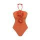 Sexy Lace-Up One-Piece Bikini 3D Womens Swimsuit