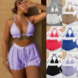 Sexy Bikini Three-Piece Set Womens Swimsuit With Special Fabric