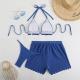 Sexy Bikini Three-Piece Set Womens Swimsuit With Special Fabric