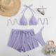 Sexy Bikini Three-Piece Set Womens Swimsuit With Special Fabric