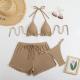 Sexy Bikini Three-Piece Set Womens Swimsuit With Special Fabric