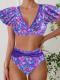 Womens Two-Piece Sexy Minimalist Swimsuit Set