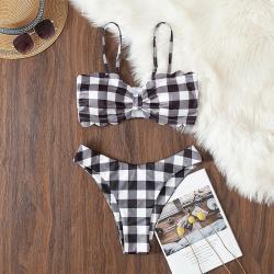 Womens High-Waisted Triangle Bikini From Europe And The US