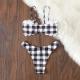 Womens High-Waisted Triangle Bikini From Europe And The US