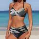 Fashionable Camo-Print Womens Two-Piece Bikini Swimsuit