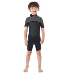 Childrens Warm Swimsuit Boys And Girls One-piece Thickened Wetsuit