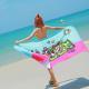 Swimming absorbent towel