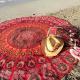 Round carpet scarf mandala tapestry