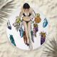 Fringed beach towel round bath towel beach towel