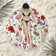 Fringed beach towel round bath towel beach towel