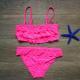 Childrens Bikini Swimsuit Multilayer Ruffle Bikini Girls Wear