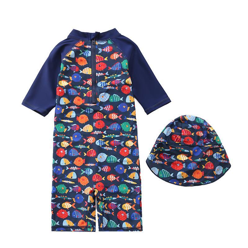 Childrens Swimsuit One-piece Surfing Suit Infant Swimming Pool