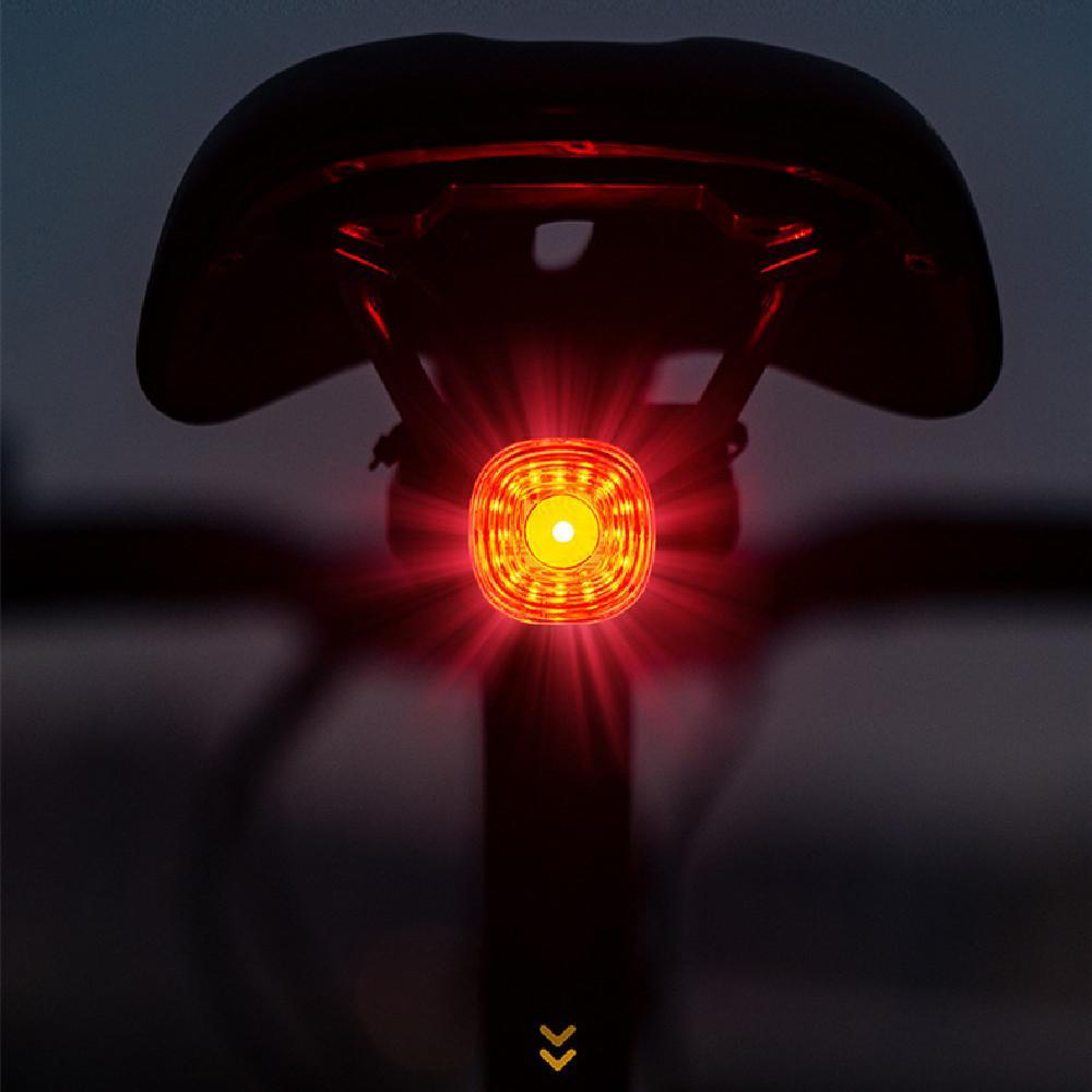 Intelligent Induction Brake Taillight Road Mountain Bike Warning Safety Light