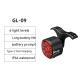 Intelligent Induction Brake Taillight Road Mountain Bike Warning Safety Light