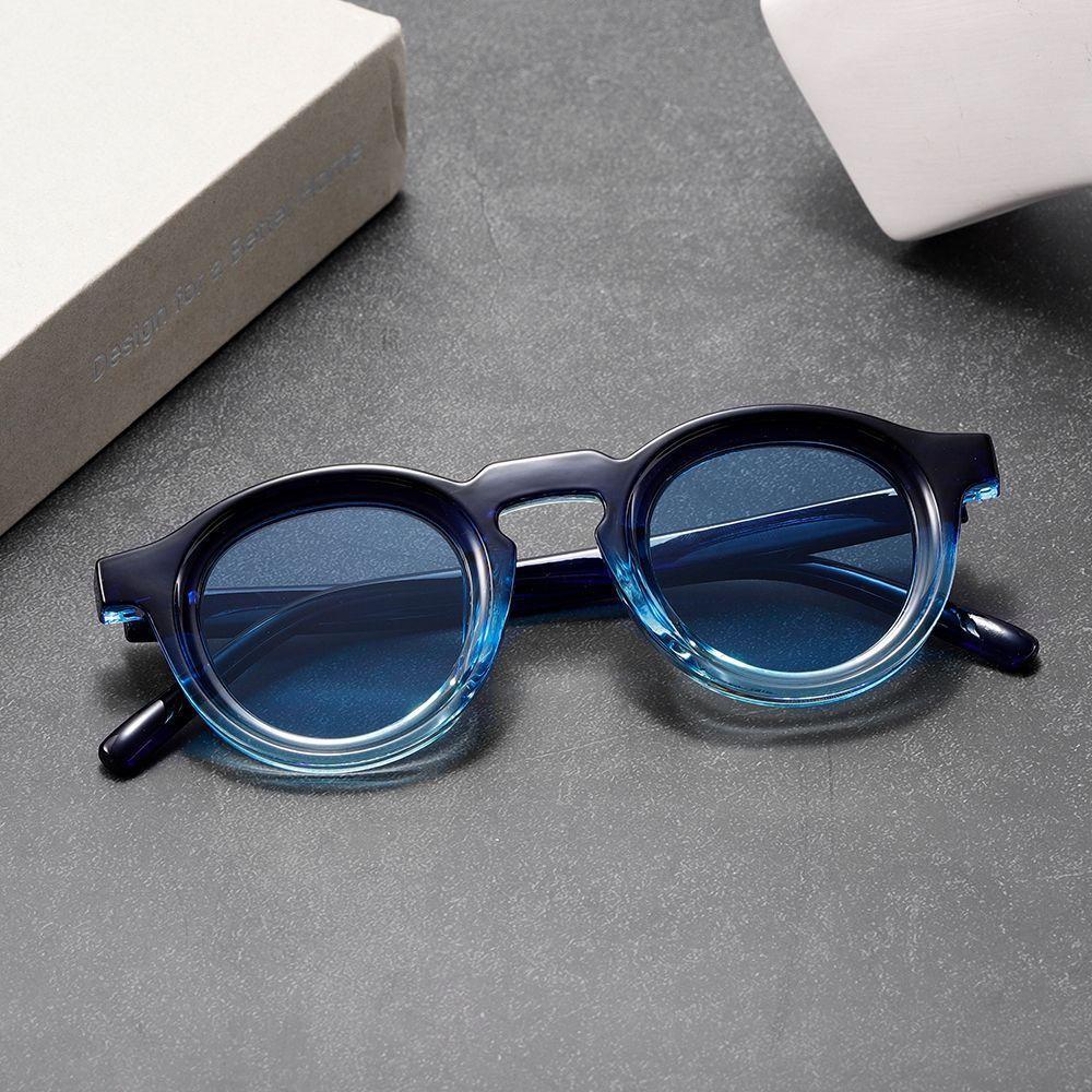 Retro Round Small Frame High Sense Mens And Womens Sunglasses